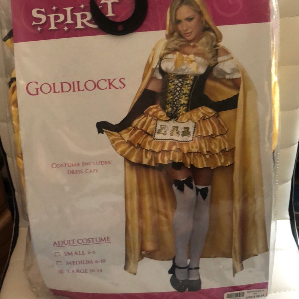 Spirit Gold and Black Halloween Costume